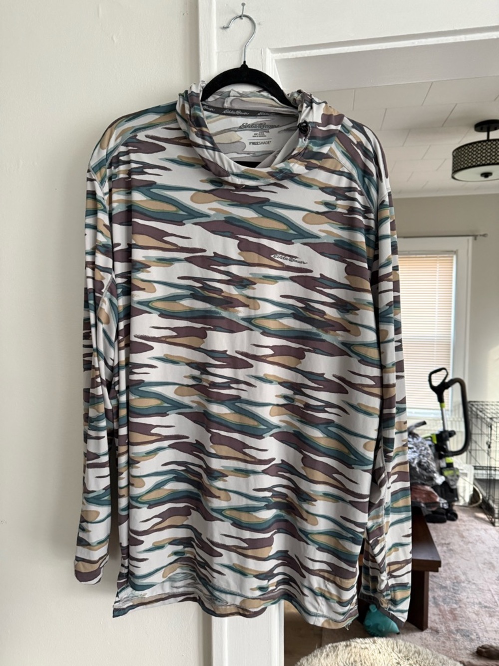 Eddie Bauer Multicolor Camo-Print Performance Hoodie